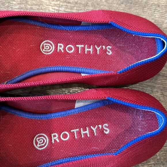 Rothy's Women's The Flat Bright Red Size 10.5 - Picture 10 of 10